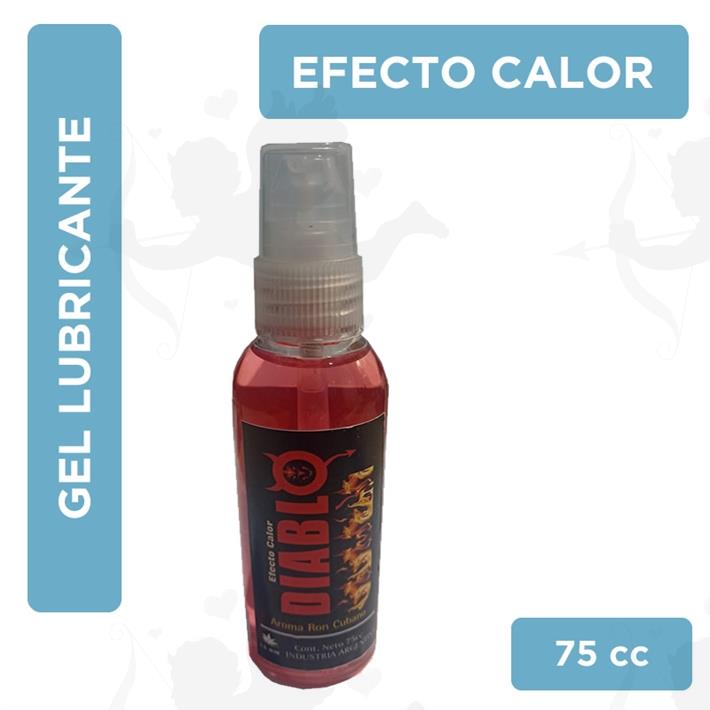 Gel lubricante efecto calor DIABLO 75cc